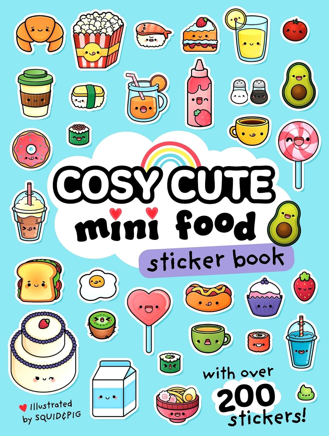 Infinity Knowledge Book | Cosy Cute Mini Food Sticker book: New for ...